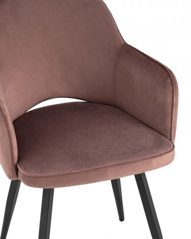 Стул Stool Group Венера вращающийся велюр пыльно-розовый 2 шт