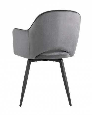 Стул Stool Group Венера вращающийся велюр серый 2 шт