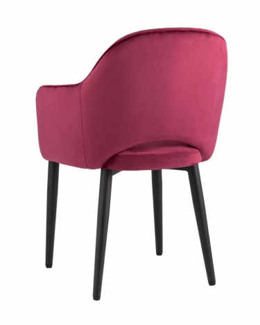 Стул Stool Group Венера диамант велюр бордовый 2 шт