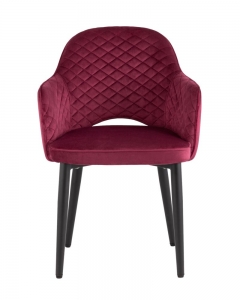 Стул Stool Group Венера диамант велюр бордовый 2 шт