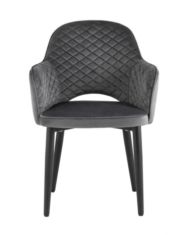 Стул Stool Group Венера диамант велюр серый 2 шт