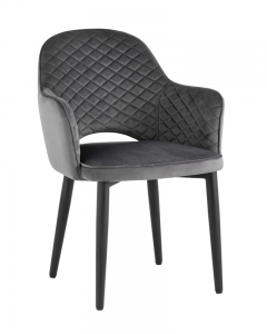 Стул Stool Group Венера диамант велюр серый 2 шт