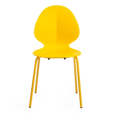 Стул Tetchair EBAY mod 03 / 1 шт. в упаковке металл/пластик, 52x46x83.5, желтый