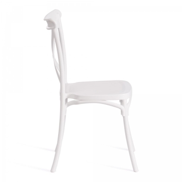Стул Tetchair CROSS mod. PL24 / 1 шт. в упаковке пластик, 48 х 58 х 89 см, White белый 11954