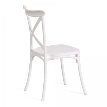 Стул Tetchair CROSS mod. PL24 / 1 шт. в упаковке пластик, 48 х 58 х 89 см, White белый 11954