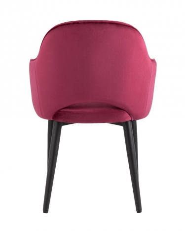 Стул Stool Group Венера диамант велюр бордовый с подлокотниками