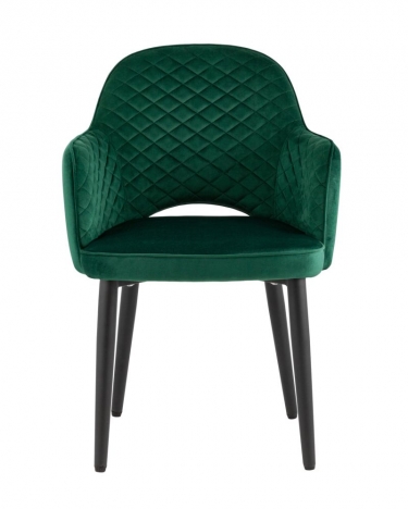 Стул Stool Group Венера диамант велюр изумрудный с подлокотниками