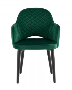 Стул Stool Group Венера диамант велюр изумрудный с подлокотниками