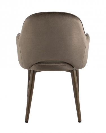 Стул Stool Group Венера диамант велюр коричневый с подлокотниками