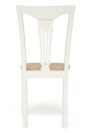 Стул Tetchair Гермес/ Hermes дерево гевея, 43х49х94см, butter white, ткань песочная Jaffy 104-58