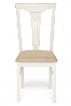 Стул Tetchair Гермес/ Hermes дерево гевея, 43х49х94см, butter white, ткань песочная Jaffy 104-58