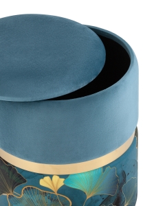 Пуф Stool Group Кэрри с ящиком велюр Gingko без ножек