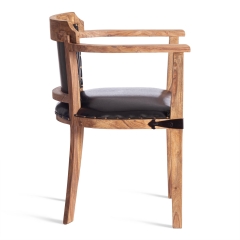 Стул Tetchair Бомбей CW-6374 NEW палисандр, 60х53х84см, Natural tinted натуральный тонированный
