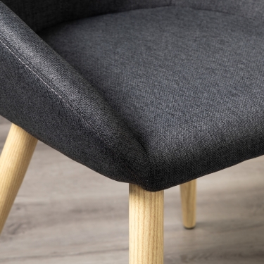 Стул R-home Kent темно-серый/нат.дуб