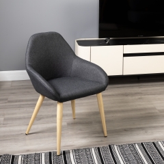 Стул R-home Kent темно-серый/нат.дуб