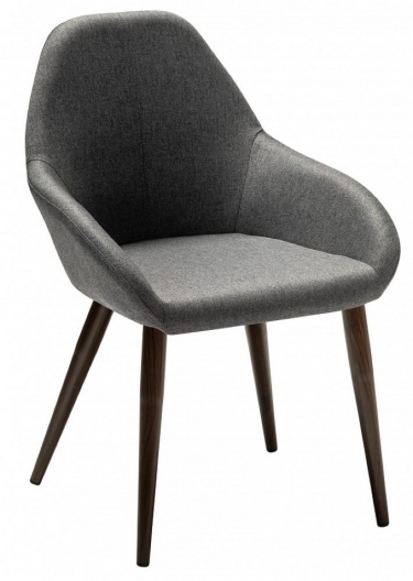 Стул R-home Kent темно-серый/т.орех