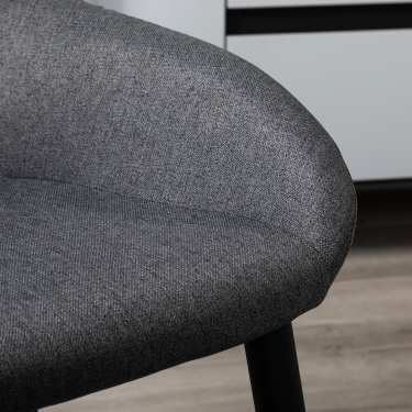 Стул R-home Kent темно-серый/черный