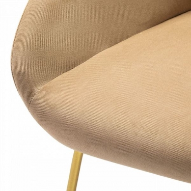 Стул R-home Kent Diag beige/Линк золото