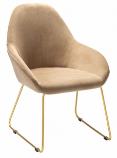 Стул R-home Kent Diag beige/Линк золото