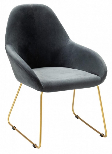 Стул R-home Kent Diag grey/Линк золото