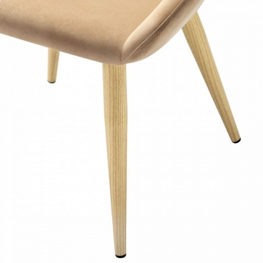 Стул R-home Kent Diag beige/нат.дуб