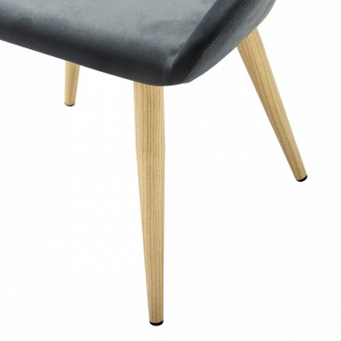 Стул R-home Kent Diag grey/нат.дуб