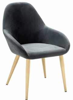 Стул R-home Kent Diag grey/нат.дуб