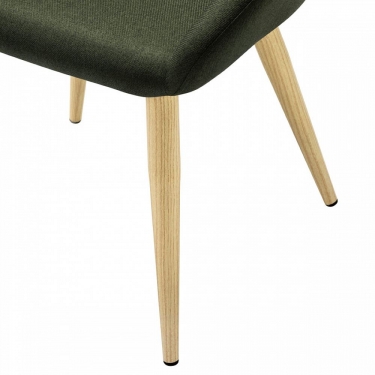 Стул R-home Kent темно-зеленый/нат.дуб