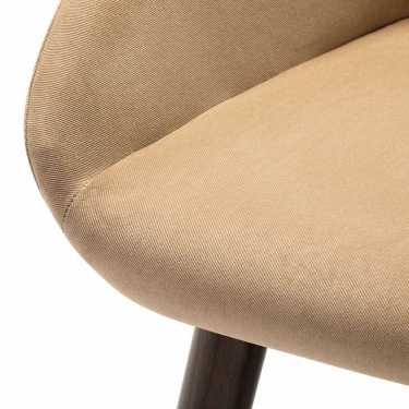 Стул R-home Kent Diag beige/т.орех