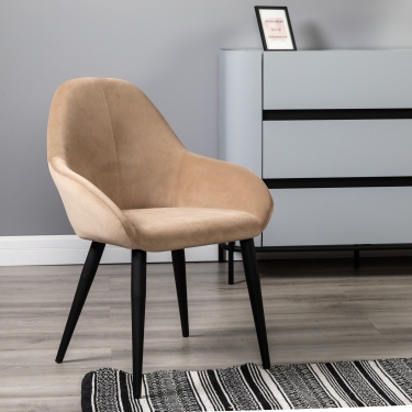 Стул R-home Kent Diag beige/черный