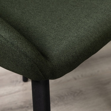 Стул R-home Kent темно-зеленый/черный