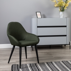 Стул R-home Kent темно-зеленый/черный