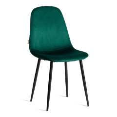 Стул Tetchair BREEZE mod. JSC-58 Велюр/металл , 44 х 53 х 86 см, Green зеленый HLR56 / черный