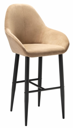 Стул R-home Kent бар Diag beige/черный