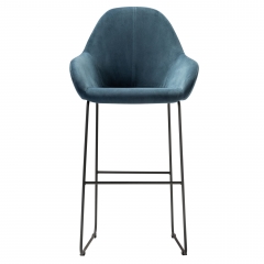 Стул R-home Kent бар Diag blue/Линк