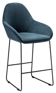 Стул R-home Kent полубар Diag blue/Линк