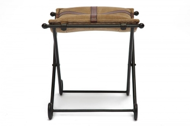 Стул Tetchair Secret De Maison FLEX mod. M-1929 металл/кожа буйвола/ткань хлопок, 45 х52 х46см, коричневый, ткань винтаж