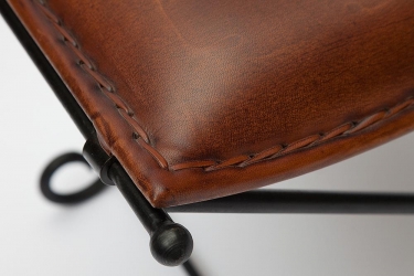 Стул Tetchair Secret De Maison FLEX mod. M-1931 металл/кожа буйвола, 45 х52 х46см, коричневый
