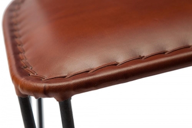 Стул Tetchair Secret De Maison BRIDELL mod. M-9474 металл/кожа буйвола, 88 х42х50см, коричневый