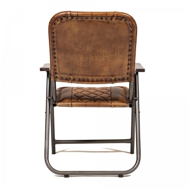 Стул Tetchair Secret De Maison GUDZON mod. M-17532 металл/кожа буйвола, 56х56х90см, Коричневый/черный