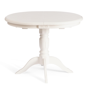 Стол Tetchair STEFANO бук, мдф, 100+30x80x77см, Ivory white