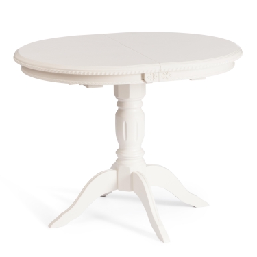 Стол Tetchair STEFANO бук, мдф, 100+30x80x77см, Ivory white