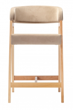 Кресло полубарное R-home Baxter ПБ Beige/натур