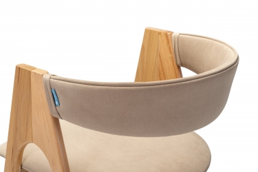 Кресло барное R-home Kaede Б Beige/натур