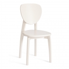 Стул Tetchair DIAMANTE жесткое сидение бук, 42 х 42 х 85 см, ivory white
