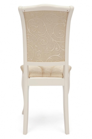 Стул Tetchair Opera OP-SC / 1 шт. в упаковке дерево гевея, 45х53х97см, ivory white слоновая кость 2-5, ткань бежевая A168B