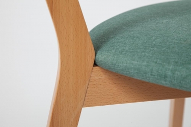 Стул Tetchair MAXI Макси / 1 шт. в упаковке каркас бук, сиденье ткань, натуральный бук