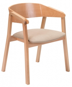 Кресло R-home Dalia Beige/Натур