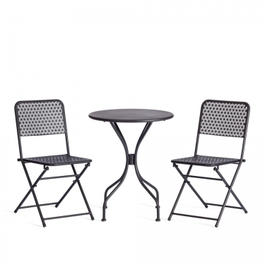 Стол Tetchair Secret De Maison Villa стальной сплав, D59х70см, черный