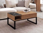 Журнальный стол-трансформер Витра Агат 37 Дуб Вотан-Черный